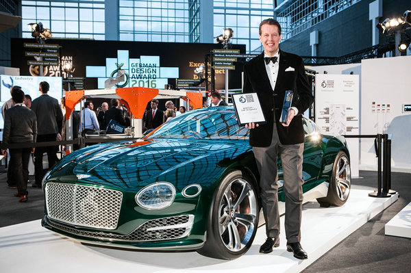宾利EXP 10 SPEED 6 概念车获德国设计奖金奖